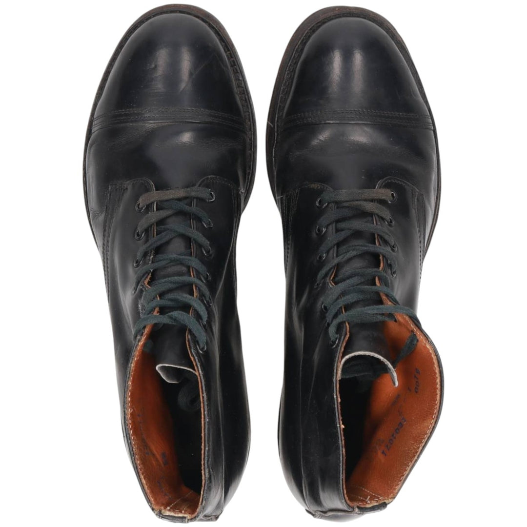 Leather boots made in Canada Men's 28.0cm genuine leather black type Vintage Second Hand