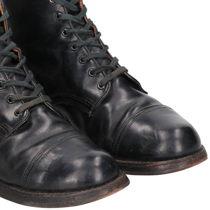 Leather boots made in Canada Men's 28.0cm genuine leather black type Vintage Second Hand