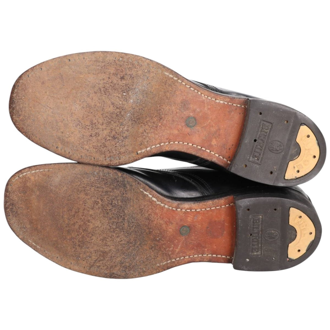 Leather boots made in Canada Men's 28.0cm genuine leather black type Vintage Second Hand