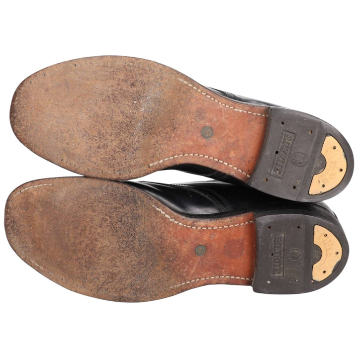 Leather boots made in Canada Men's 28.0cm genuine leather black type Vintage Second Hand