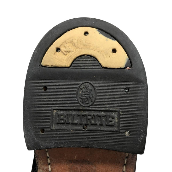 Leather boots made in Canada Men's 28.0cm genuine leather black type Vintage Second Hand