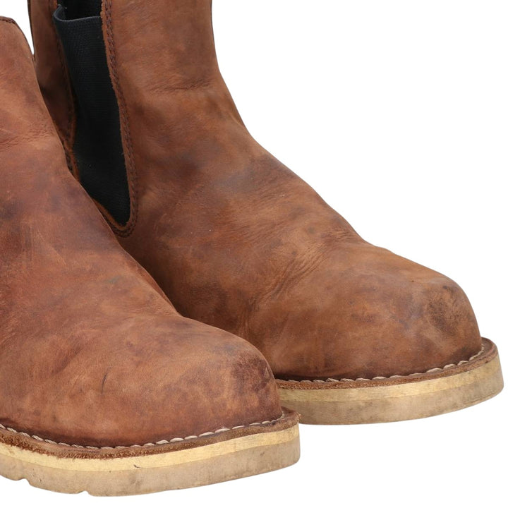 Danner 15481 Bull Run Chelsea Side Gore Boots, Made in USA, Size 10.5 D Men's 28.5cm genuine leather brown type Vintage Second Hand