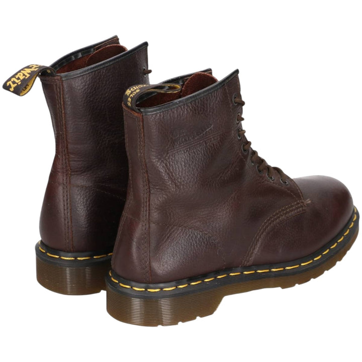 Dr. Martens 8-hole boots made in the UK Men's 27.0cm genuine leather brown type Vintage Second Hand