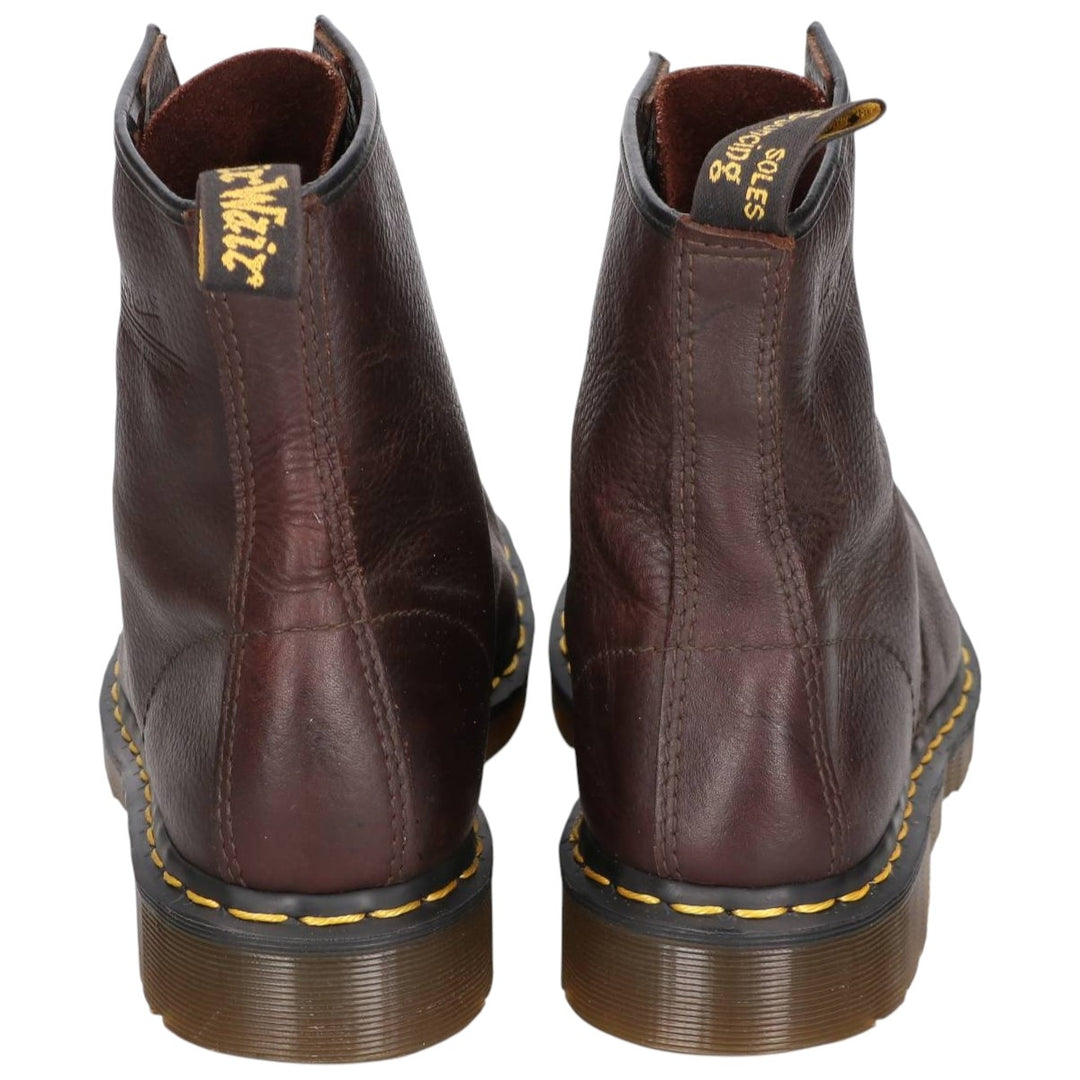Dr. Martens 8-hole boots made in the UK Men's 27.0cm genuine leather brown type Vintage Second Hand