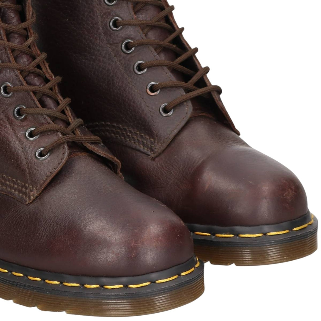 Dr. Martens 8-hole boots made in the UK Men's 27.0cm genuine leather brown type Vintage Second Hand