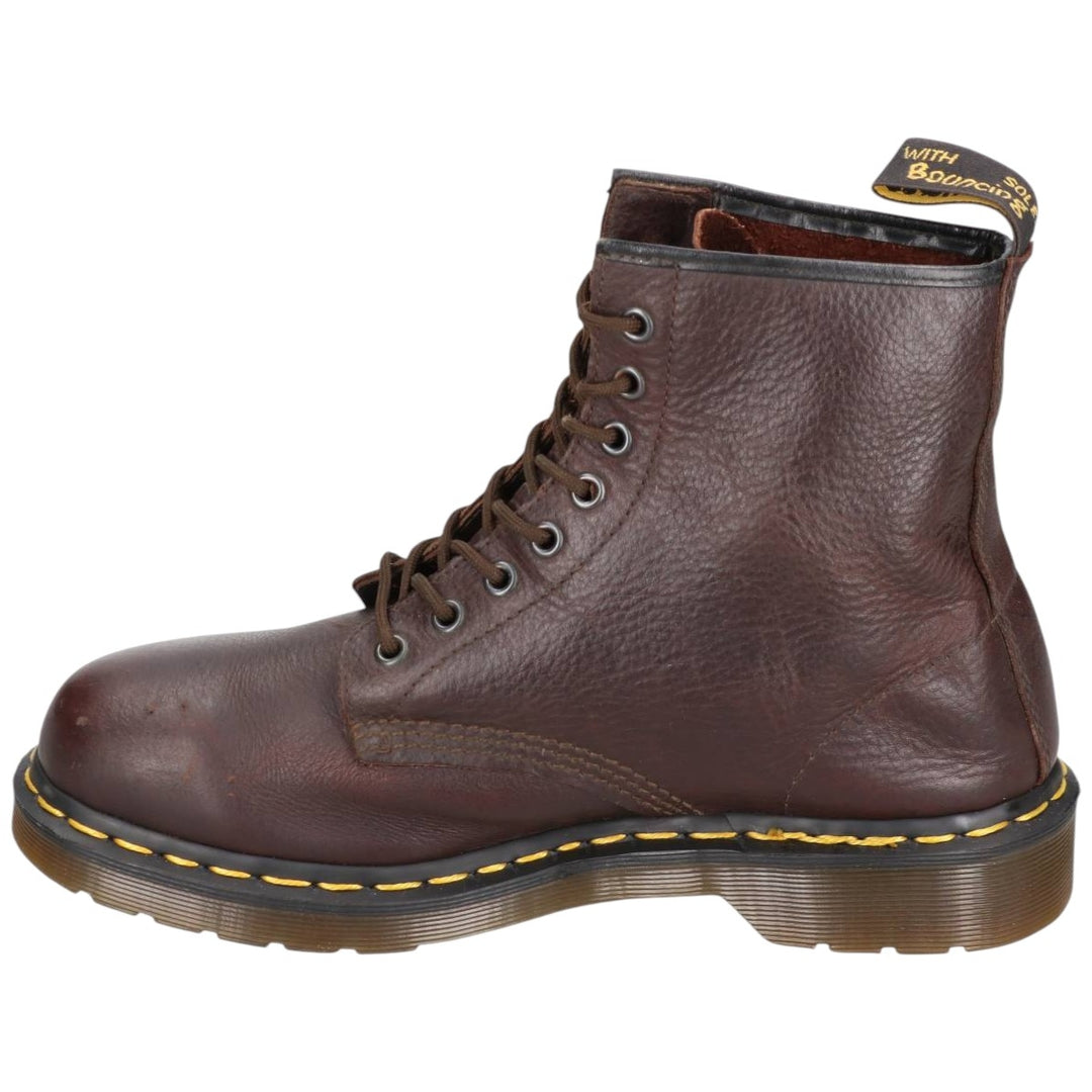Dr. Martens 8-hole boots made in the UK Men's 27.0cm genuine leather brown type Vintage Second Hand