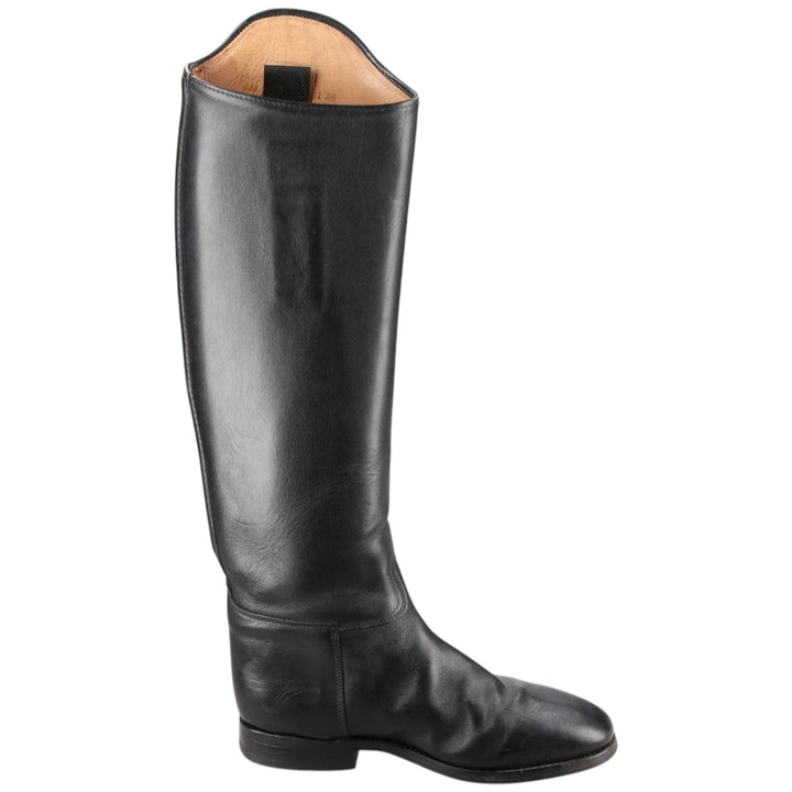 Konigs Jockey Riding Boots 6 Women's 25.0cm unclear black type Vintage Second Hand