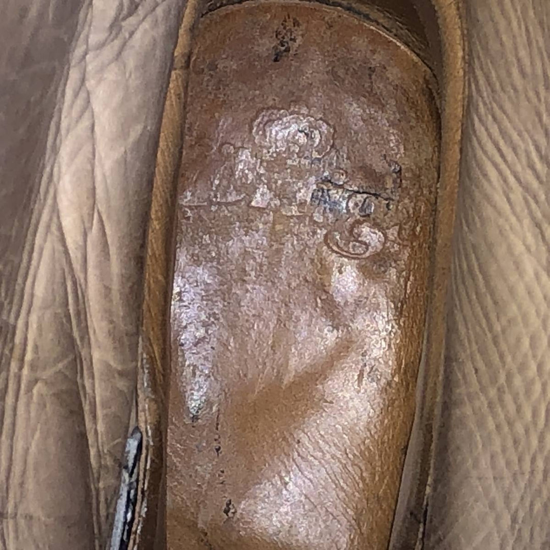 Konigs Jockey Riding Boots 6 Women's 25.0cm unclear black type Vintage Second Hand