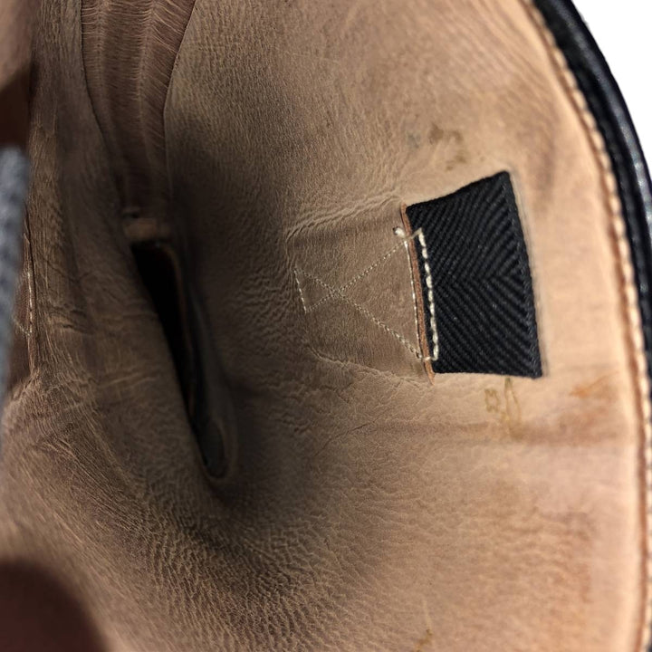 Konigs Jockey Riding Boots 6 Women's 25.0cm unclear black type Vintage Second Hand