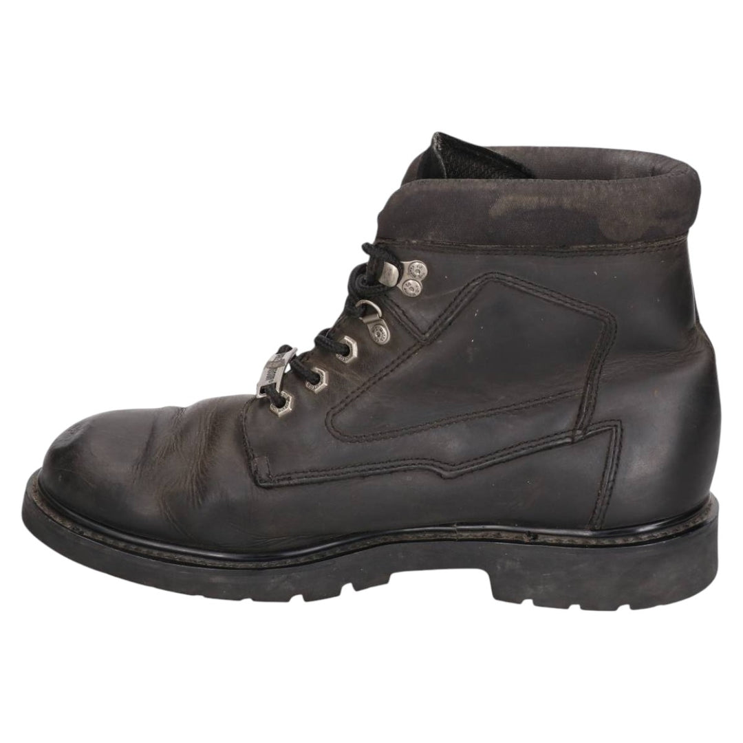 Harley-Davidson Work Boots 10 1/2 Men's 28.5cm genuine leather black type Vintage Second Hand