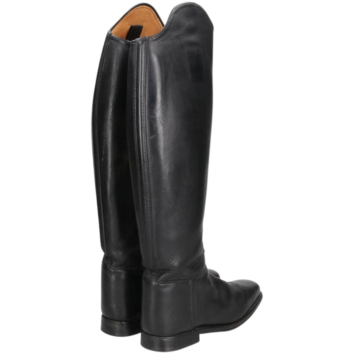 Konigs Side-Zip Jockey Riding Boots, Size 6, Women's, Size 9.6" (saa014427) Women's 24.5cm unclear black type Vintage Second Hand