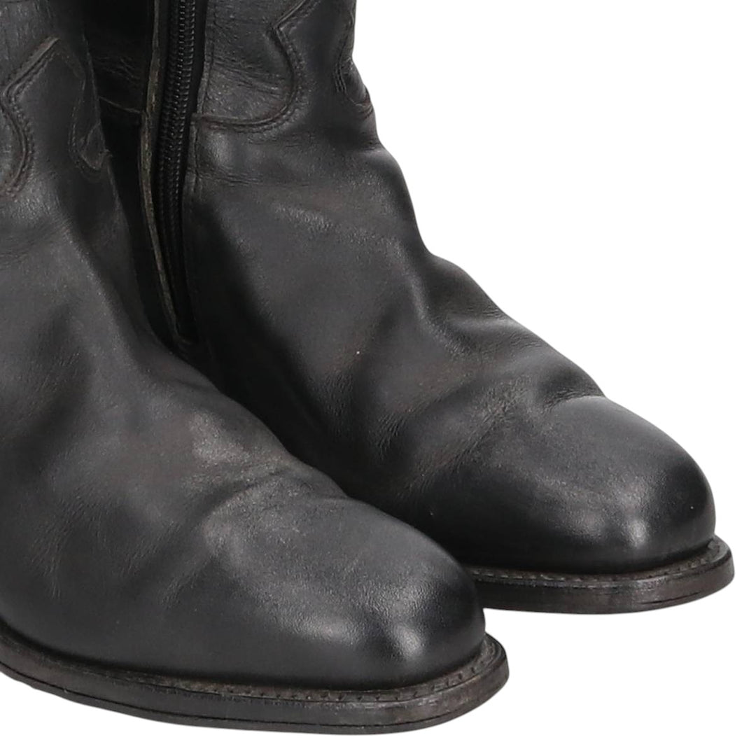 Konigs Side-Zip Jockey Riding Boots, Size 6, Women's, Size 9.6" (saa014427) Women's 24.5cm unclear black type Vintage Second Hand