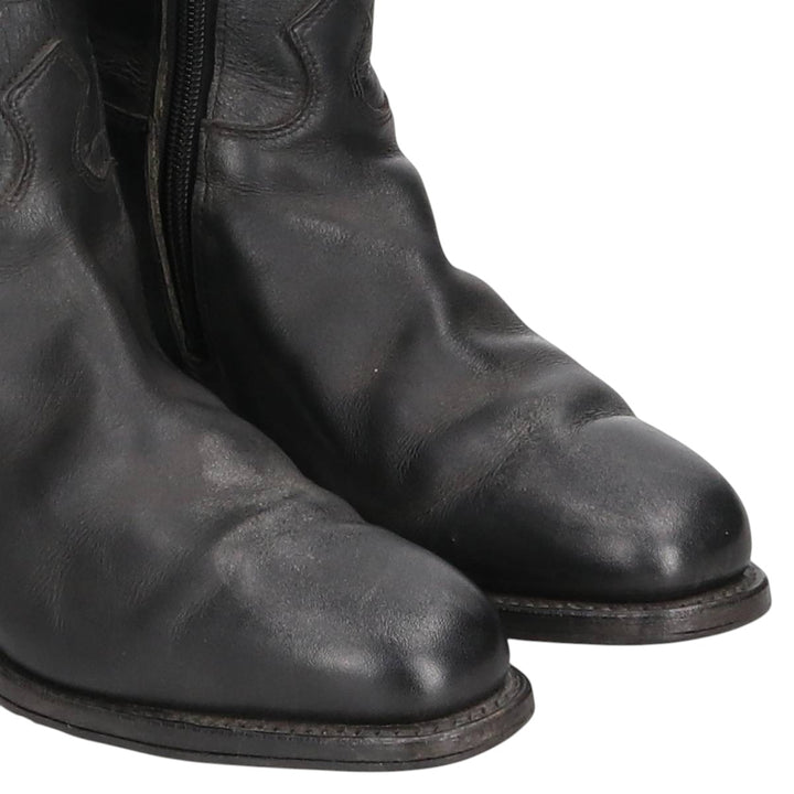 Konigs Side-Zip Jockey Riding Boots, Size 6, Women's, Size 9.6" (saa014427) Women's 24.5cm unclear black type Vintage Second Hand