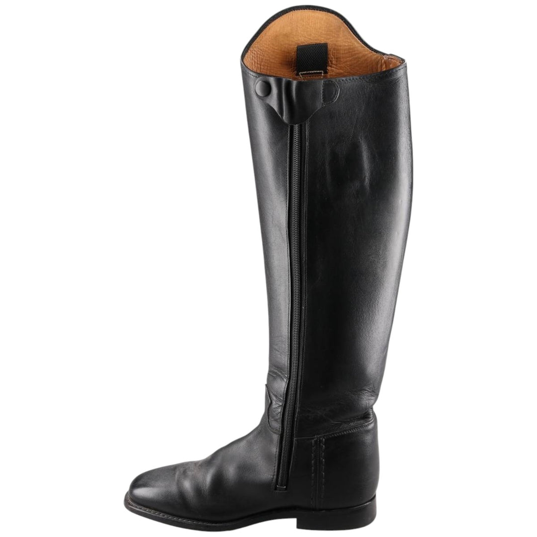 Konigs Side-Zip Jockey Riding Boots, Size 6, Women's, Size 9.6" (saa014427) Women's 24.5cm unclear black type Vintage Second Hand