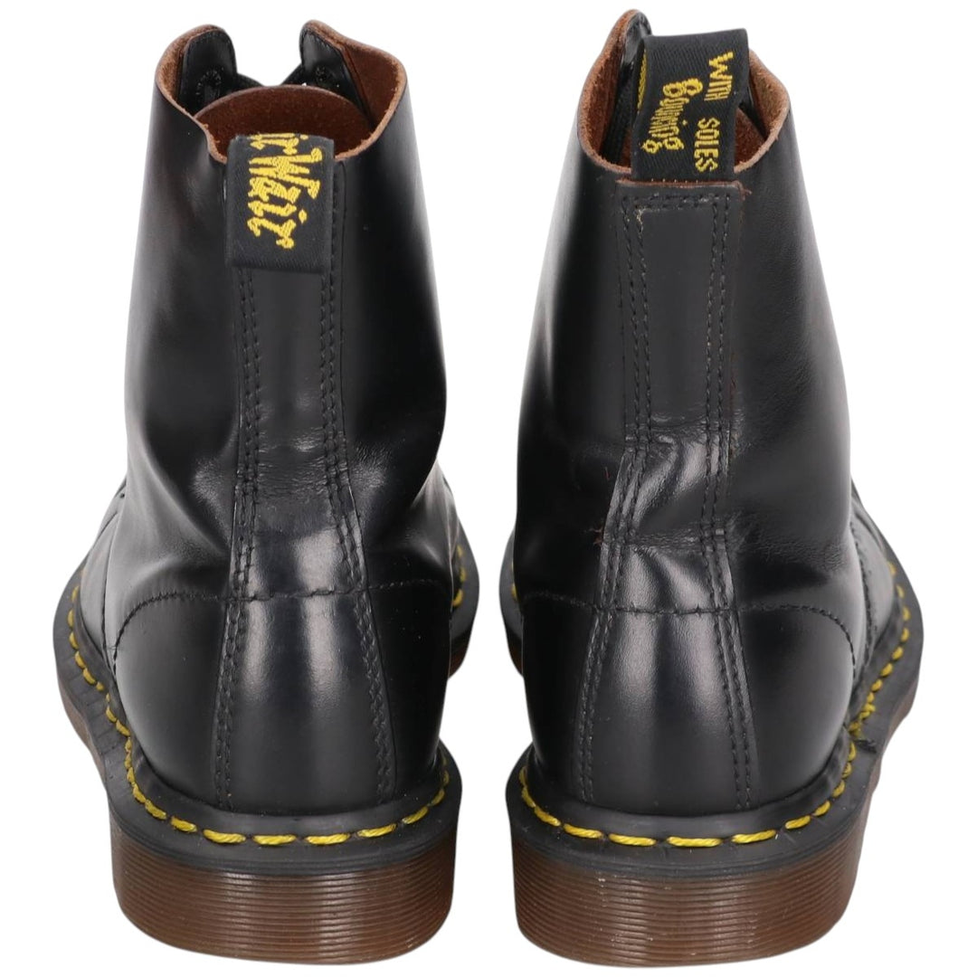 Dr. Martens 8-hole boots made in the UK Women's 25.0cm unclear black type Vintage Second Hand