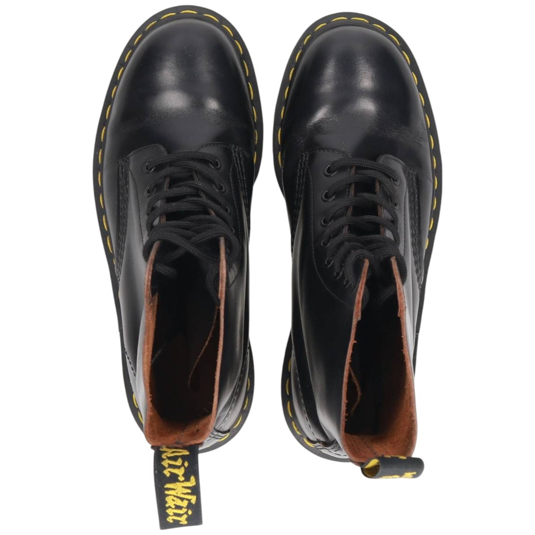Dr. Martens 8-hole boots made in the UK Women's 25.0cm unclear black type Vintage Second Hand