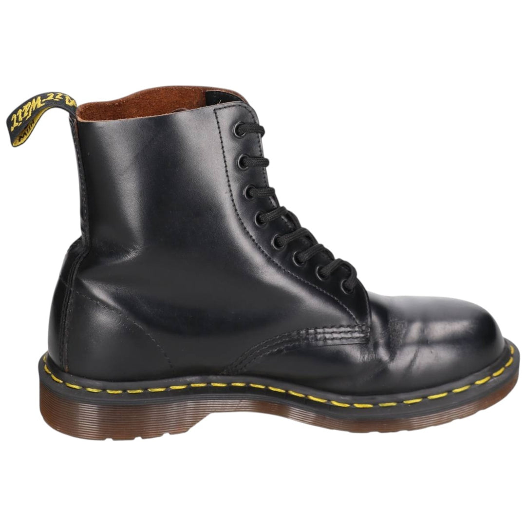 Dr. Martens 8-hole boots made in the UK Women's 25.0cm unclear black type Vintage Second Hand