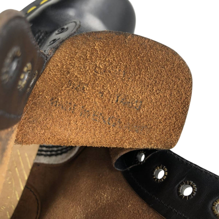 Dr. Martens 8-hole boots made in the UK Women's 25.0cm unclear black type Vintage Second Hand