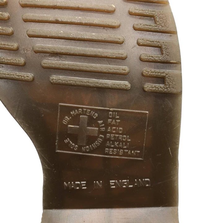 Dr. Martens 8-hole boots made in the UK Women's 25.0cm unclear black type Vintage Second Hand