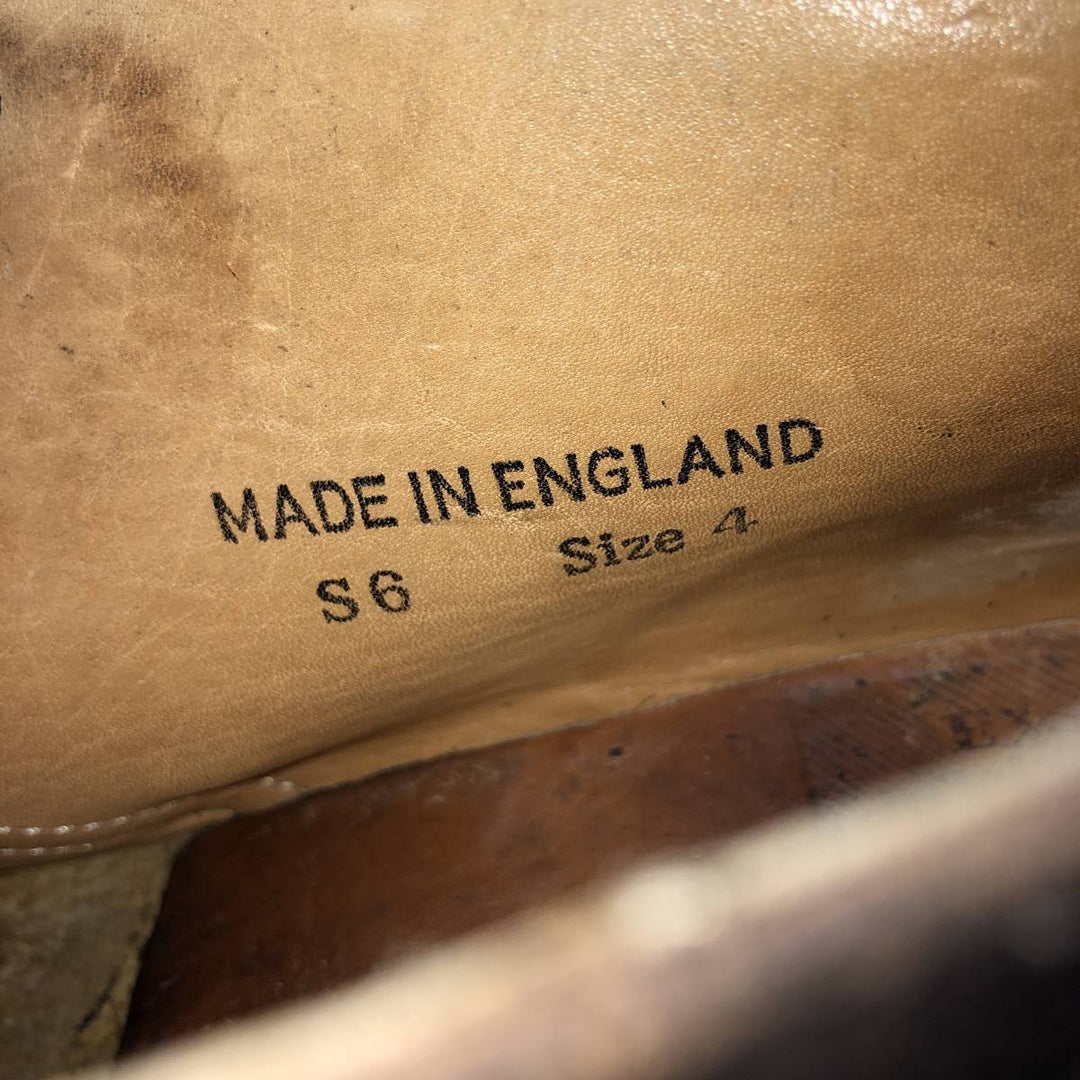 Dr. Martens 3-hole shoes made in the UK 4 Women's 23.0cm unclear brown type Vintage Second Hand