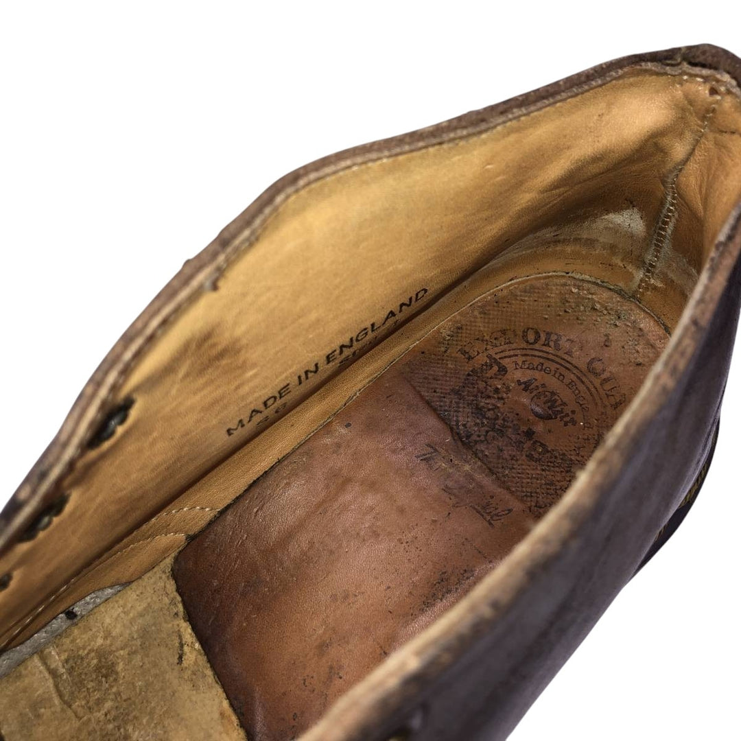 Dr. Martens 3-hole shoes made in the UK 4 Women's 23.0cm unclear brown type Vintage Second Hand