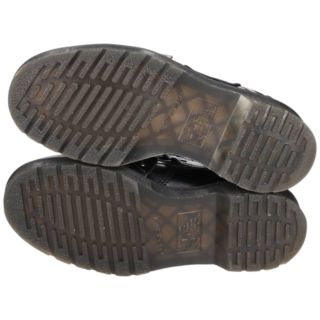 Dr. Martens GILBEY Harness Side Gore Shoes Made in Thailand Size 5 Women's 24.0cm unclear black type Vintage Second Hand