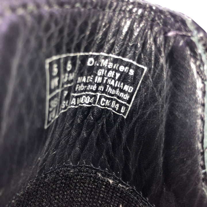 Dr. Martens GILBEY Harness Side Gore Shoes Made in Thailand Size 5 Women's 24.0cm unclear black type Vintage Second Hand