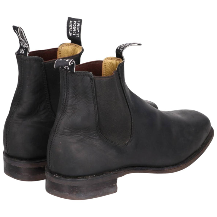 Blundstone side gore boots Men's 26.0cm genuine leather black type Vintage Second Hand