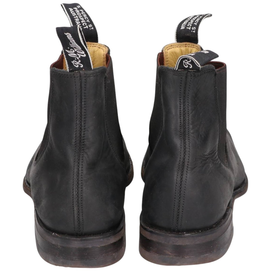 Blundstone side gore boots Men's 26.0cm genuine leather black type Vintage Second Hand