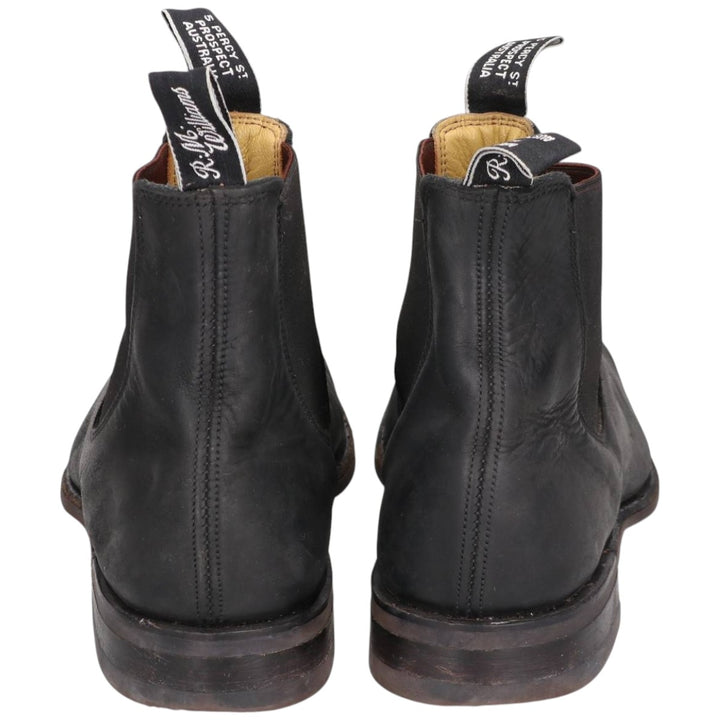 Blundstone side gore boots Men's 26.0cm genuine leather black type Vintage Second Hand