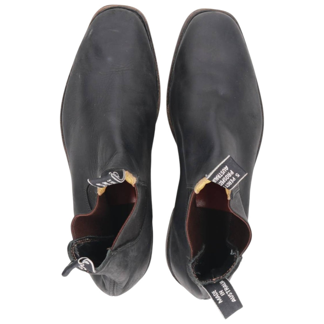 Blundstone side gore boots Men's 26.0cm genuine leather black type Vintage Second Hand