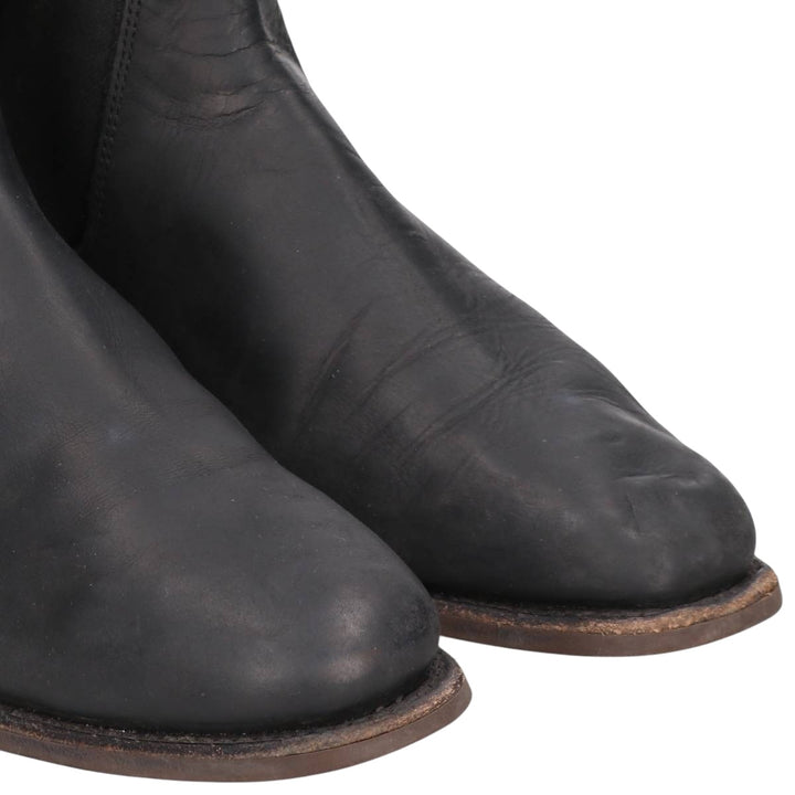 Blundstone side gore boots Men's 26.0cm genuine leather black type Vintage Second Hand