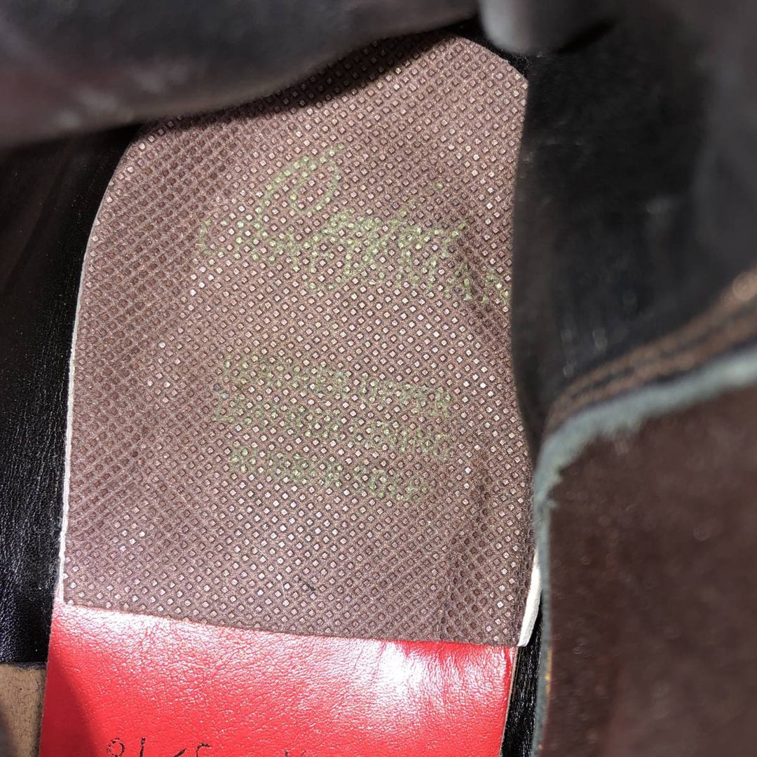 Blundstone side gore boots Men's 26.0cm genuine leather black type Vintage Second Hand