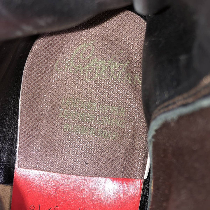 Blundstone side gore boots Men's 26.0cm genuine leather black type Vintage Second Hand