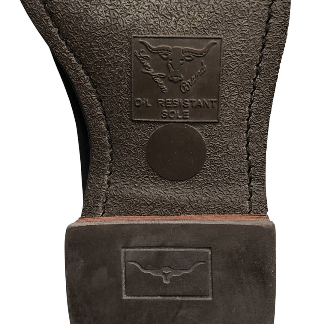 Blundstone side gore boots Men's 26.0cm genuine leather black type Vintage Second Hand