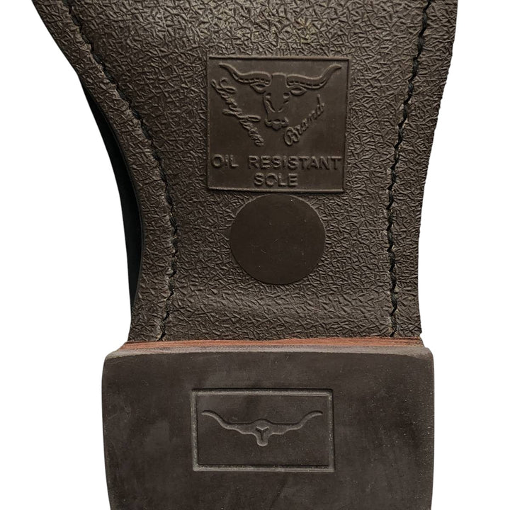 Blundstone side gore boots Men's 26.0cm genuine leather black type Vintage Second Hand