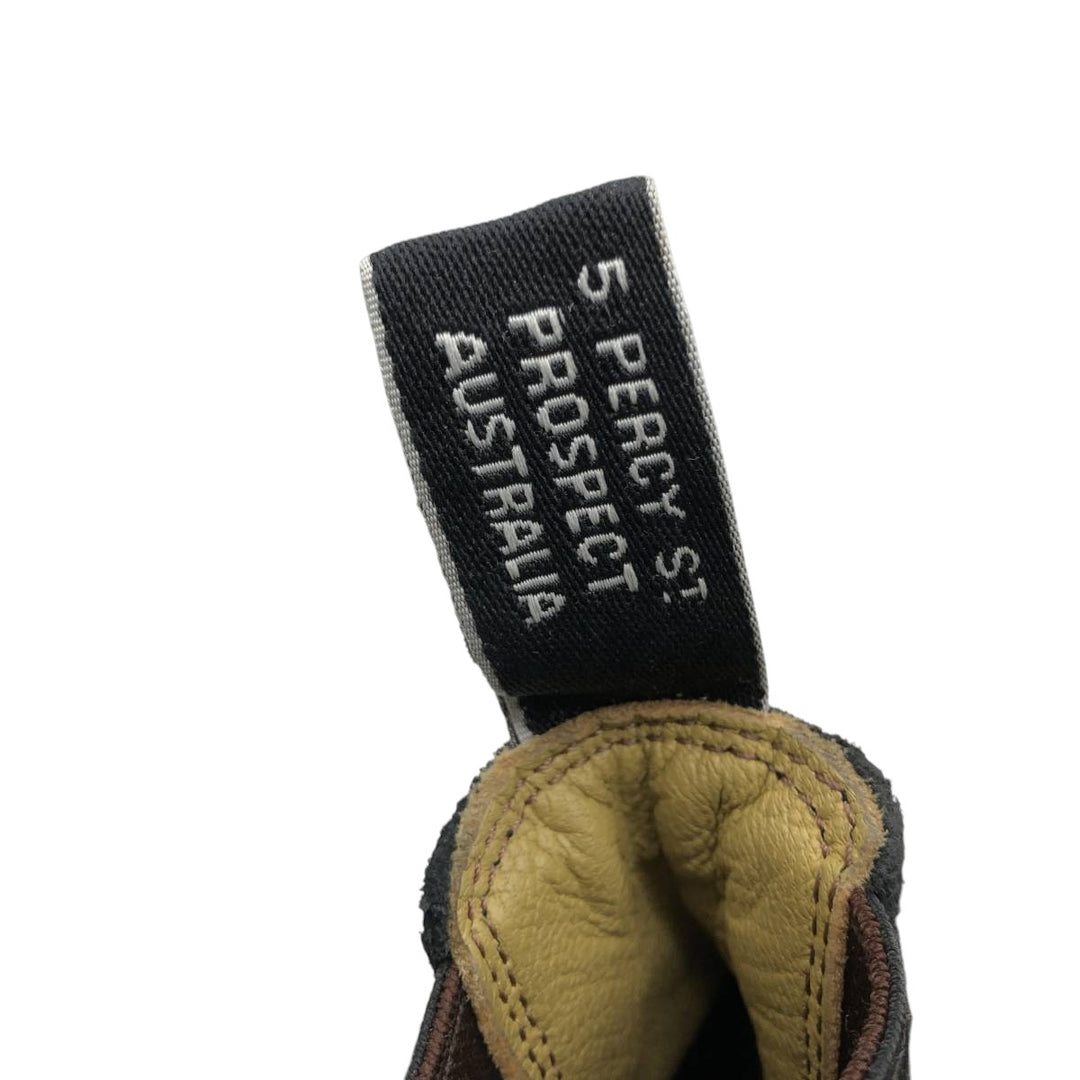 Blundstone side gore boots Men's 26.0cm genuine leather black type Vintage Second Hand