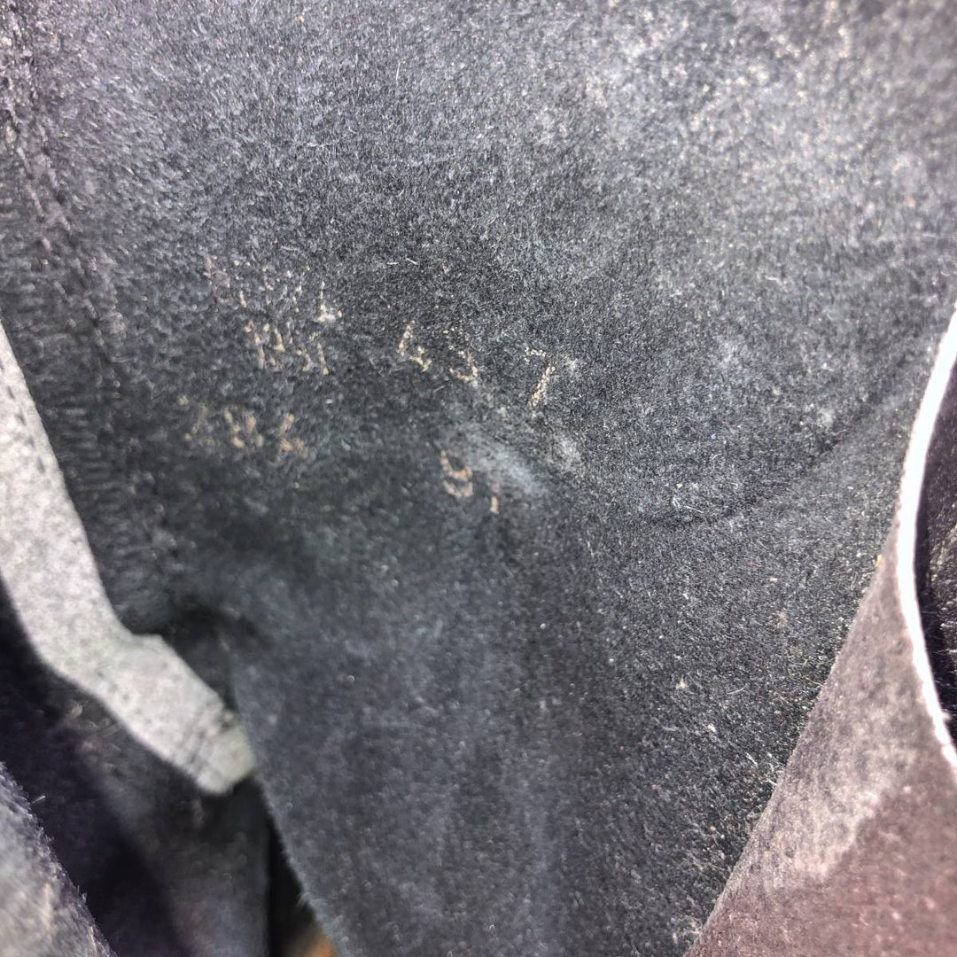 90s Vintage Military Army Boots, Size 43, Men's, 10.6" (equivalent) /saa014434 Men's 27.0cm genuine leather black type Vintage Second Hand