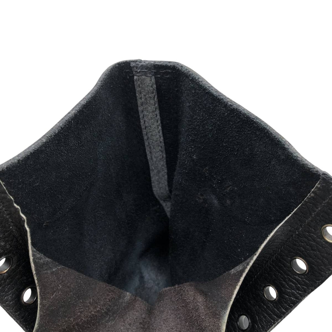 90s Vintage Military Army Boots, Size 43, Men's, 10.6" (equivalent) /saa014434 Men's 27.0cm genuine leather black type Vintage Second Hand