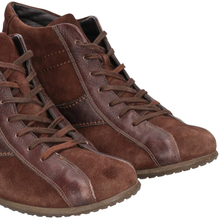 MEPHISTO Suede Leather Boots 10 Men's 28.0cm genuine leather brown type Vintage Second Hand