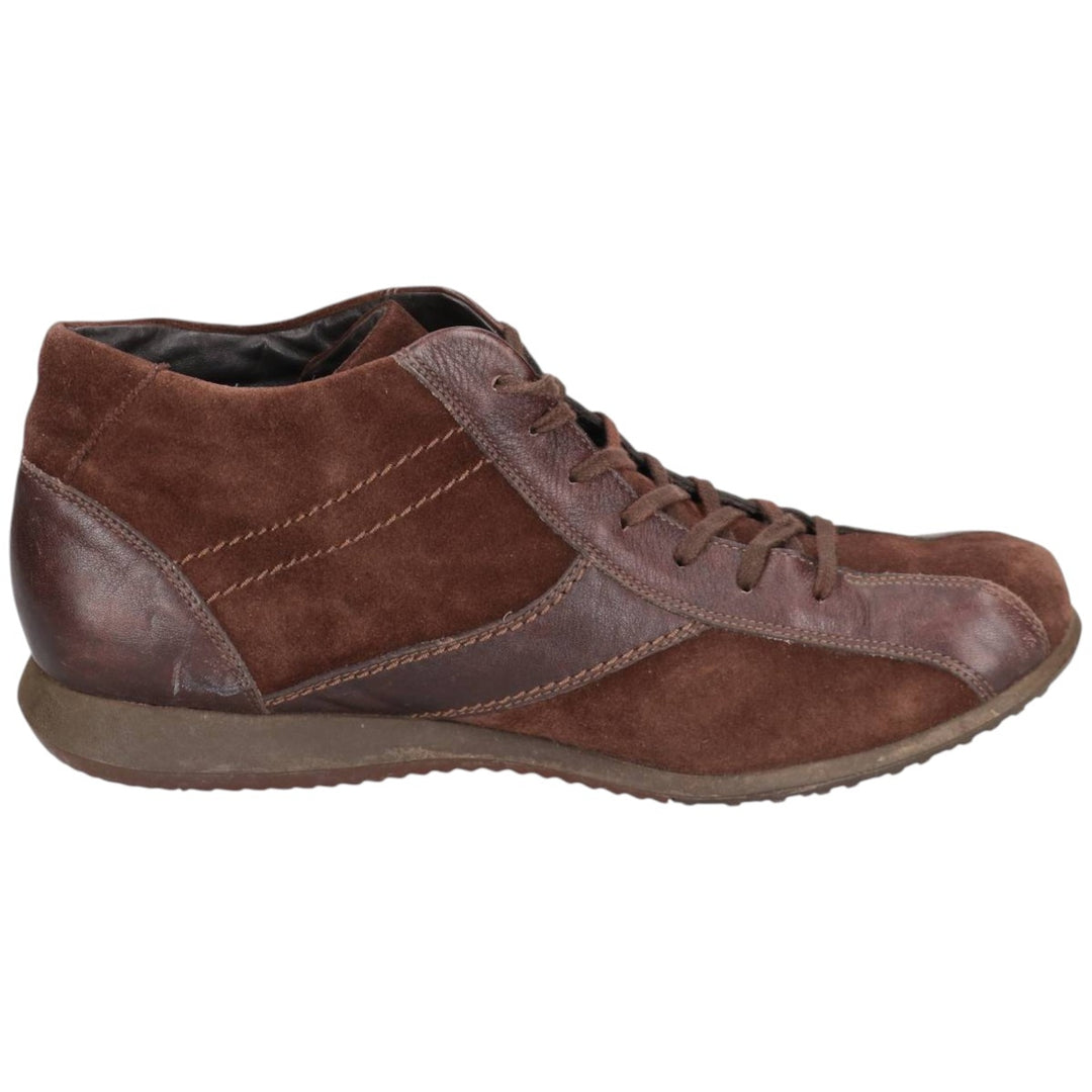 MEPHISTO Suede Leather Boots 10 Men's 28.0cm genuine leather brown type Vintage Second Hand