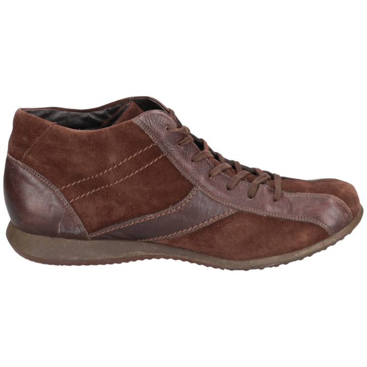 MEPHISTO Suede Leather Boots 10 Men's 28.0cm genuine leather brown type Vintage Second Hand