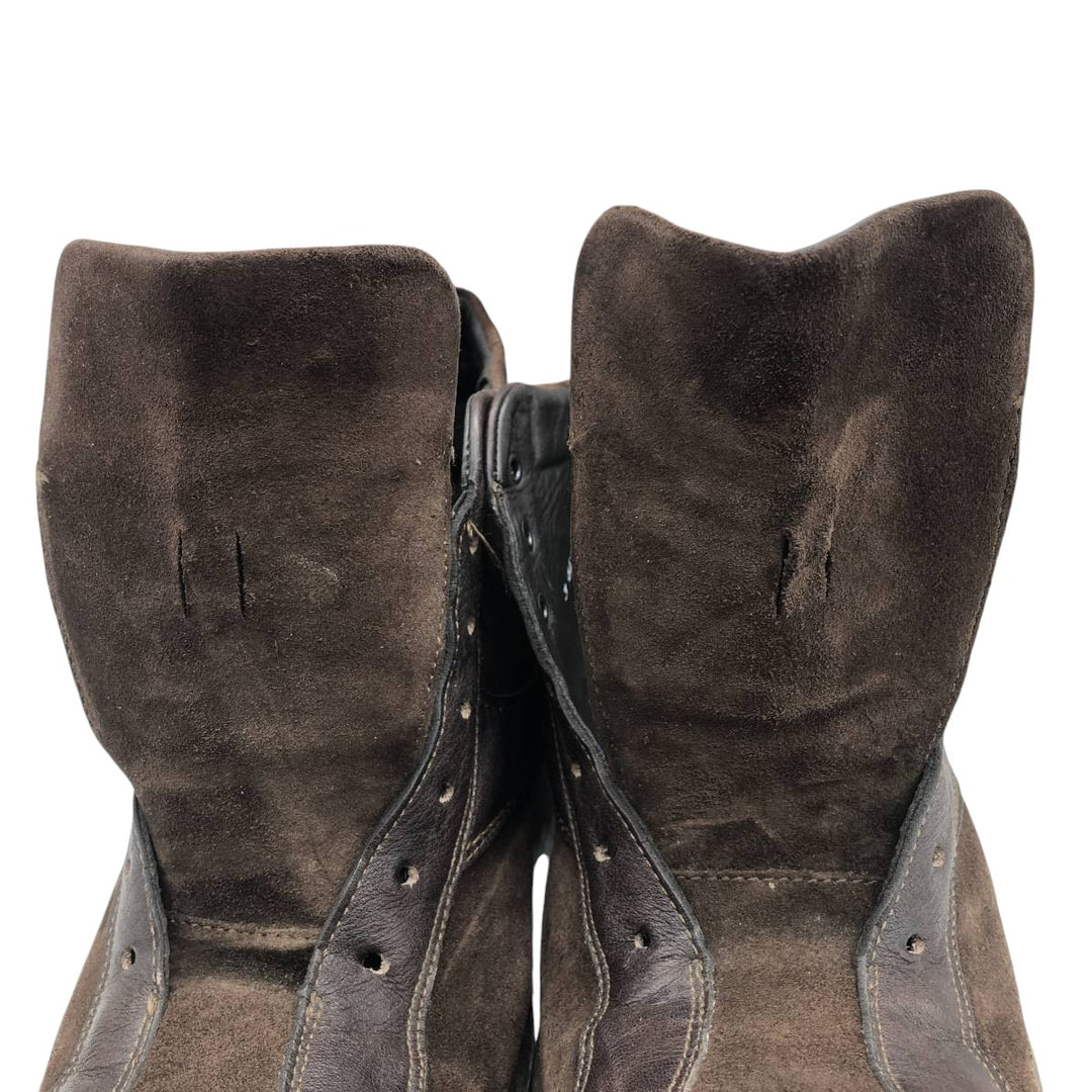 MEPHISTO Suede Leather Boots 10 Men's 28.0cm genuine leather brown type Vintage Second Hand