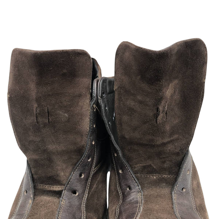 MEPHISTO Suede Leather Boots 10 Men's 28.0cm genuine leather brown type Vintage Second Hand