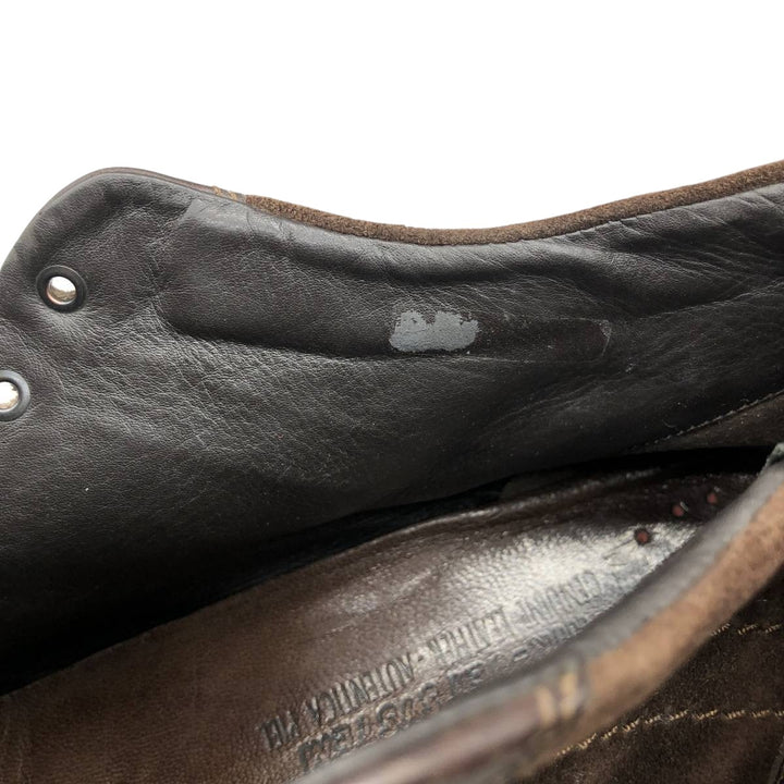 MEPHISTO Suede Leather Boots 10 Men's 28.0cm genuine leather brown type Vintage Second Hand