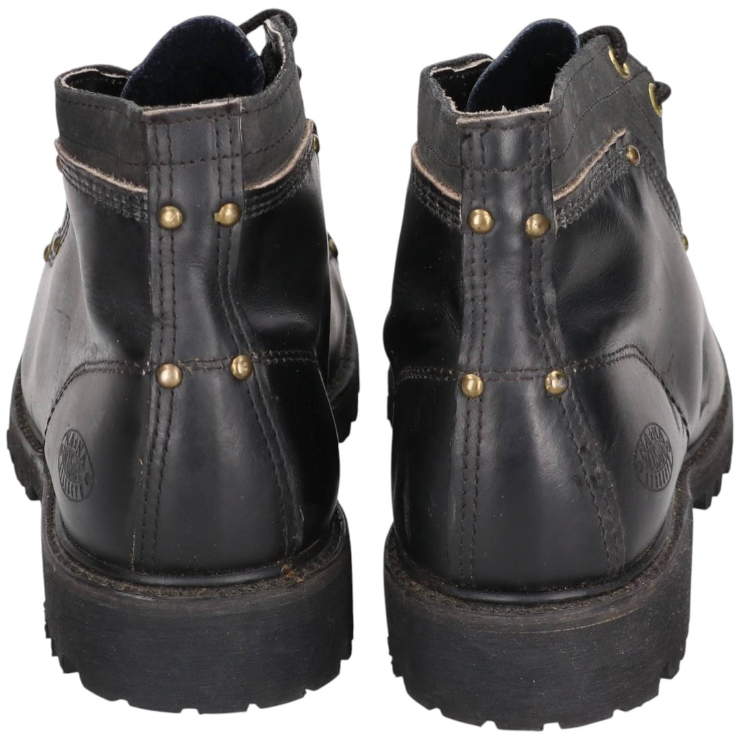 NANA INDUSTRIAL STRENGTH Steel Toe Monkey Boots, Made in USA, Size 9 Men's 27.0cm genuine leather black type Vintage Second Hand