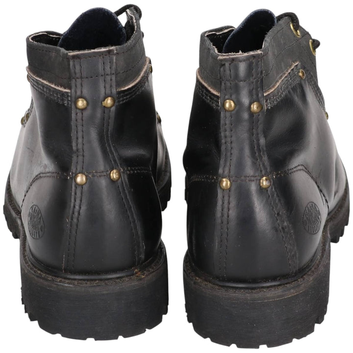 NANA INDUSTRIAL STRENGTH Steel Toe Monkey Boots, Made in USA, Size 9 Men's 27.0cm genuine leather black type Vintage Second Hand