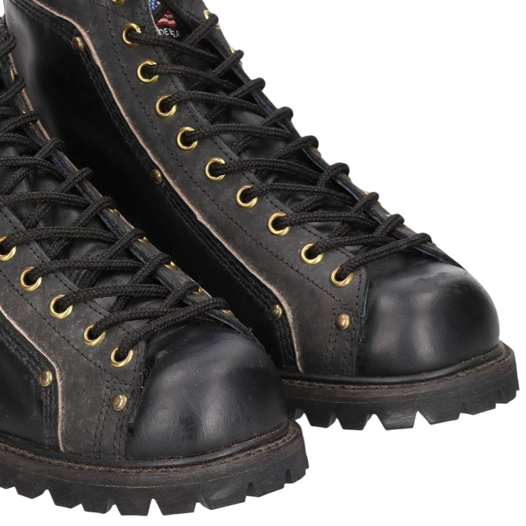NANA INDUSTRIAL STRENGTH Steel Toe Monkey Boots, Made in USA, Size 9 Men's 27.0cm genuine leather black type Vintage Second Hand