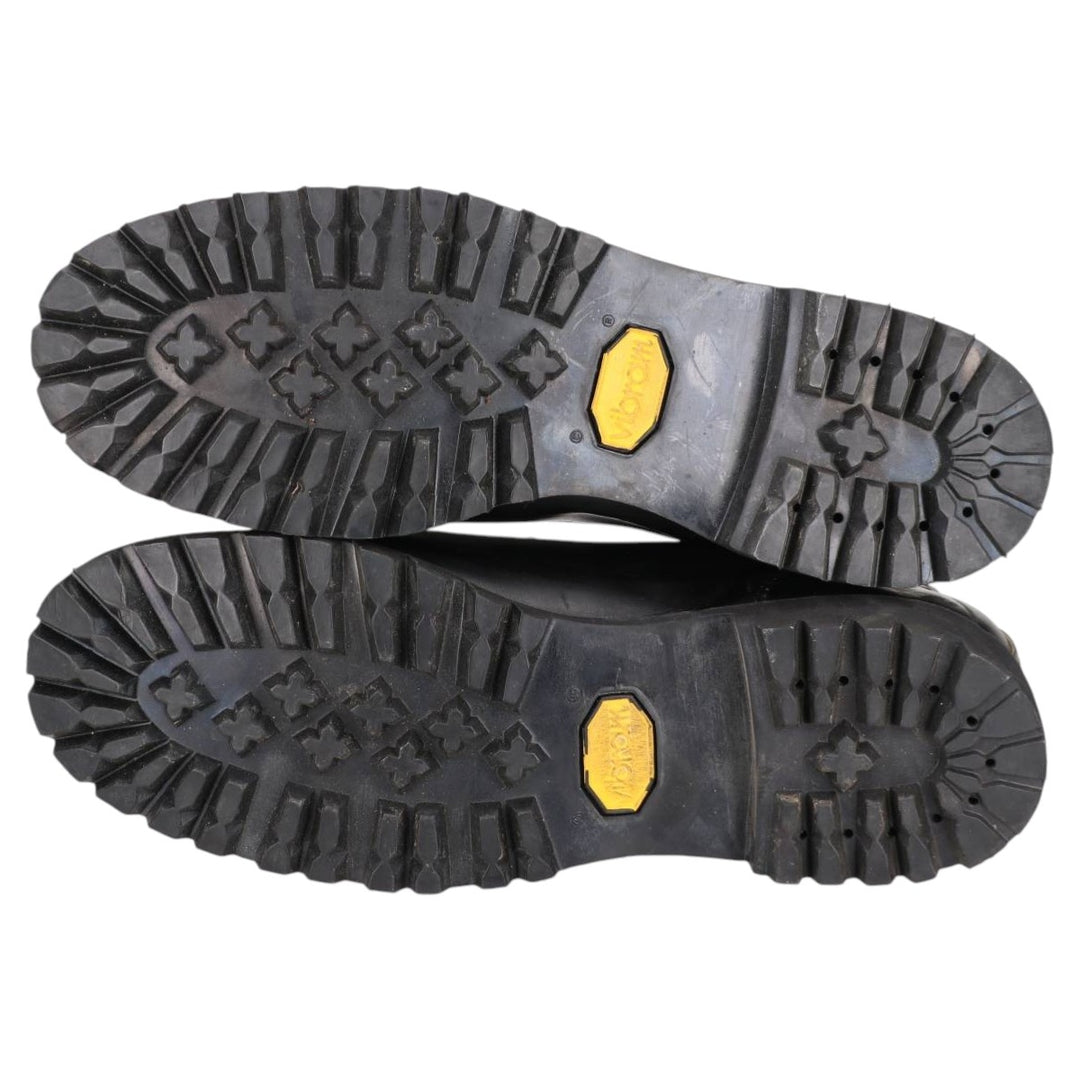 NANA INDUSTRIAL STRENGTH Steel Toe Monkey Boots, Made in USA, Size 9 Men's 27.0cm genuine leather black type Vintage Second Hand