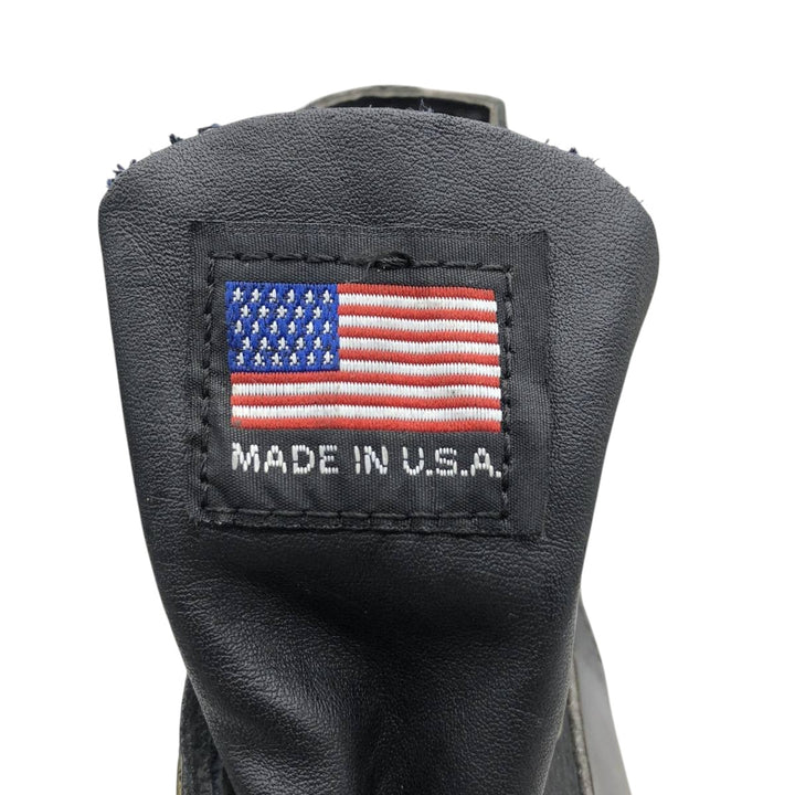 NANA INDUSTRIAL STRENGTH Steel Toe Monkey Boots, Made in USA, Size 9 Men's 27.0cm genuine leather black type Vintage Second Hand
